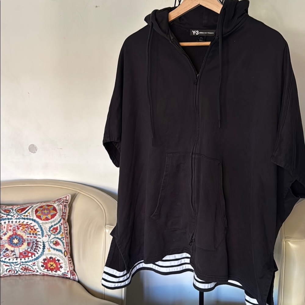 Y-3 Black Hooded Jacket